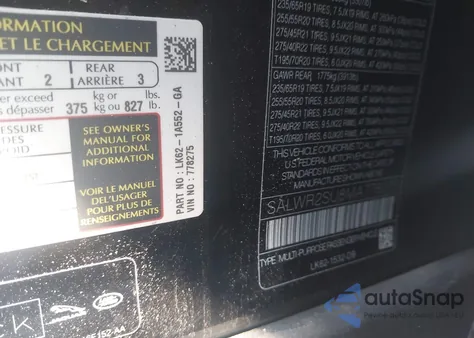 2021 Land Rover Range Rover Sport Hse Silver Edition Mhev from USA, damaged, VIN SALWR2SU8MA778275